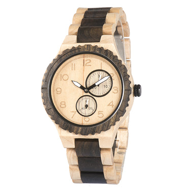 Bewell 154A Classic Maple with Black Sandalwood Watch